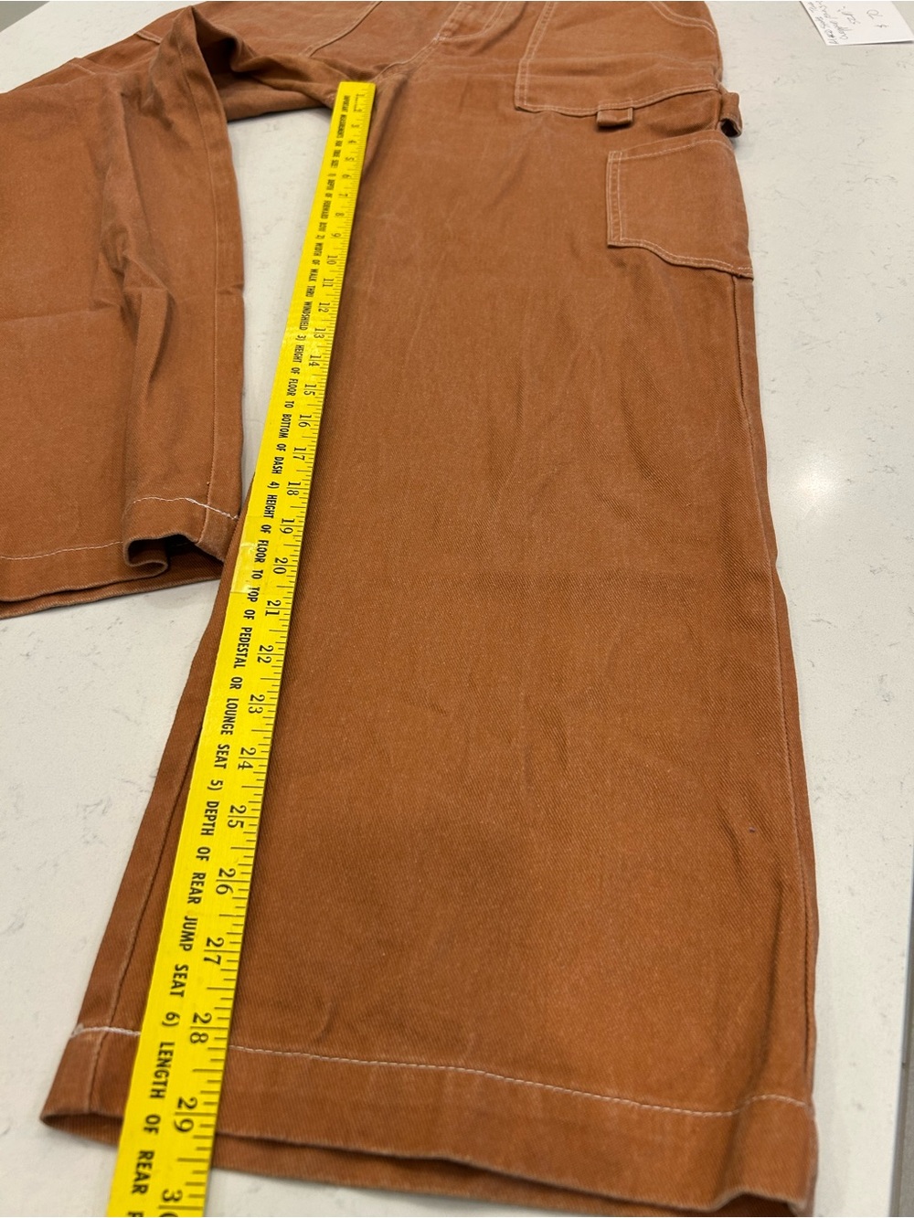 Altar'd State Rust Wide-Leg Cargo Pants - Picture 6 of 10